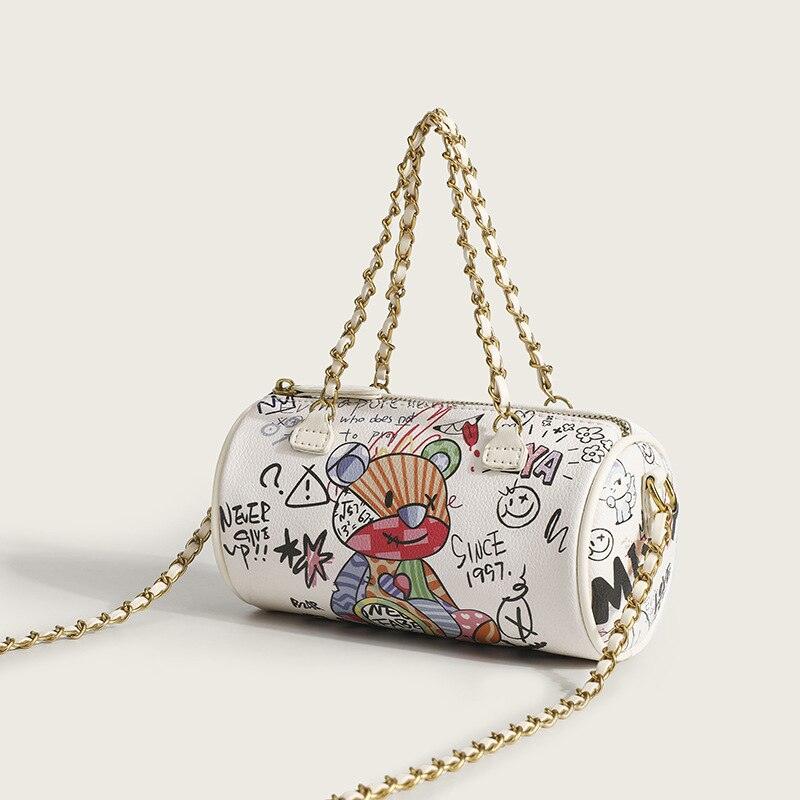 Bolsa Feminina de Couro Legítimo - Grafite