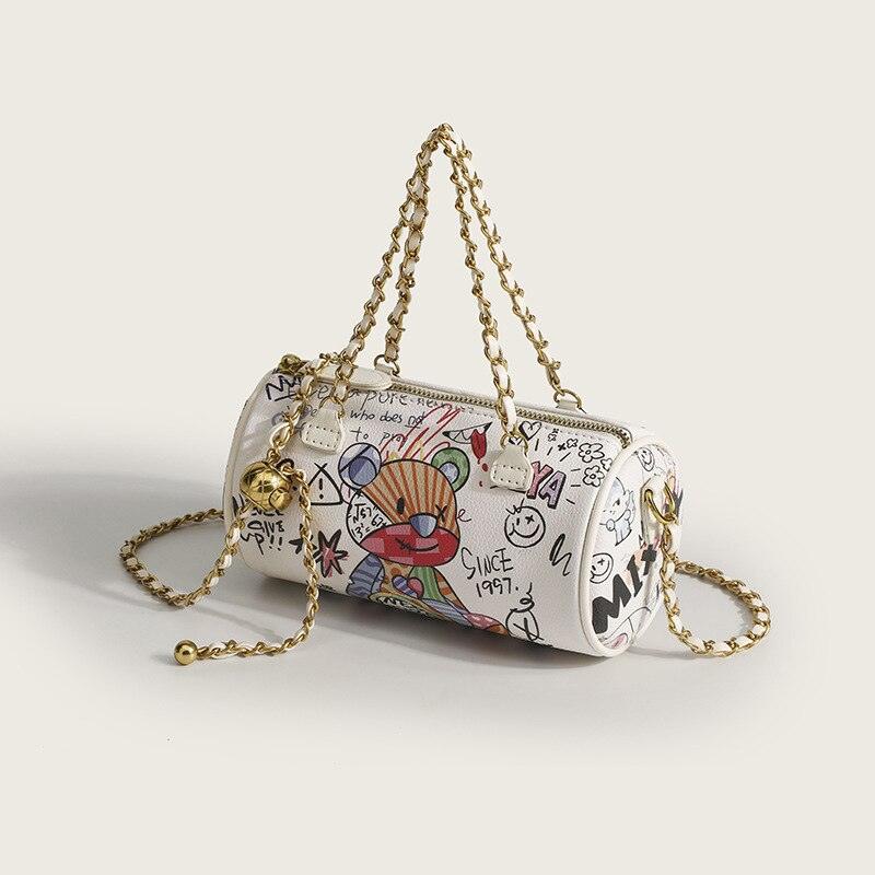 Bolsa Feminina de Couro Legítimo - Grafite