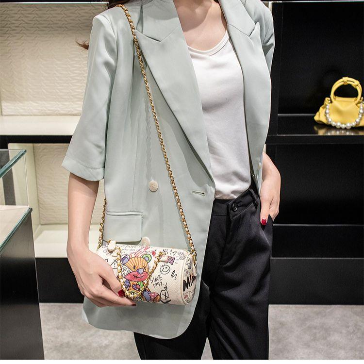 Bolsa Feminina de Couro Legítimo - Grafite