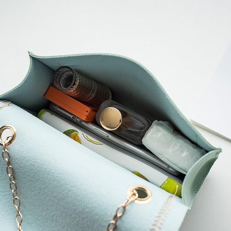 Bolsa Feminina de Couro PU  - Primavera